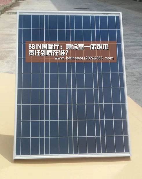BBIN国际厅:急诊室一床难求责任到底在谁?(图1) BBIN真人